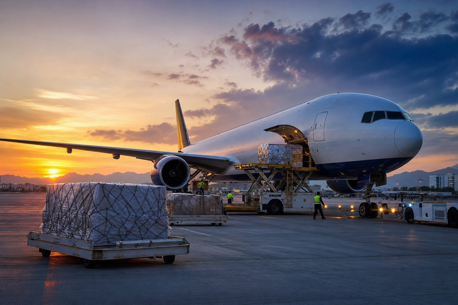 Carga aérea y operaciones en aeropuertos para desaduanaje